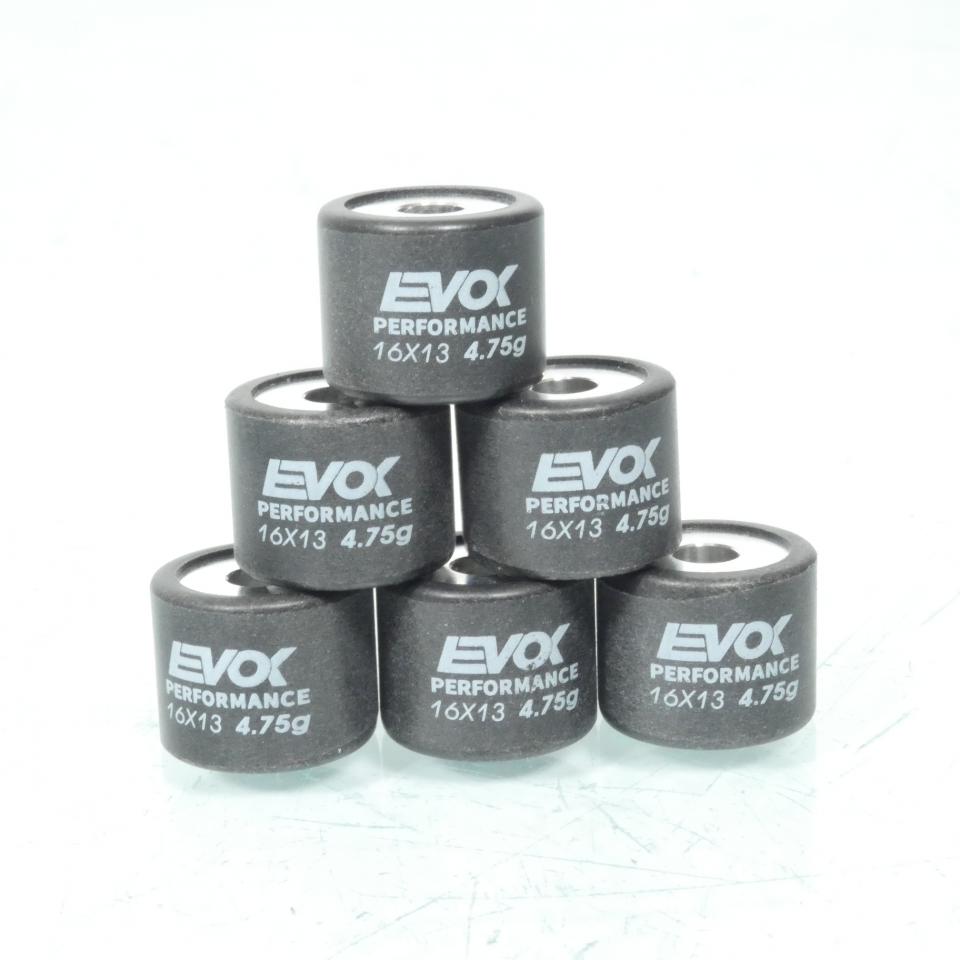 Galet rouleau de variateur EVOK pour scooter Piaggio 50 Typhoon 16x13 4.75Grs / 100480024 Neuf