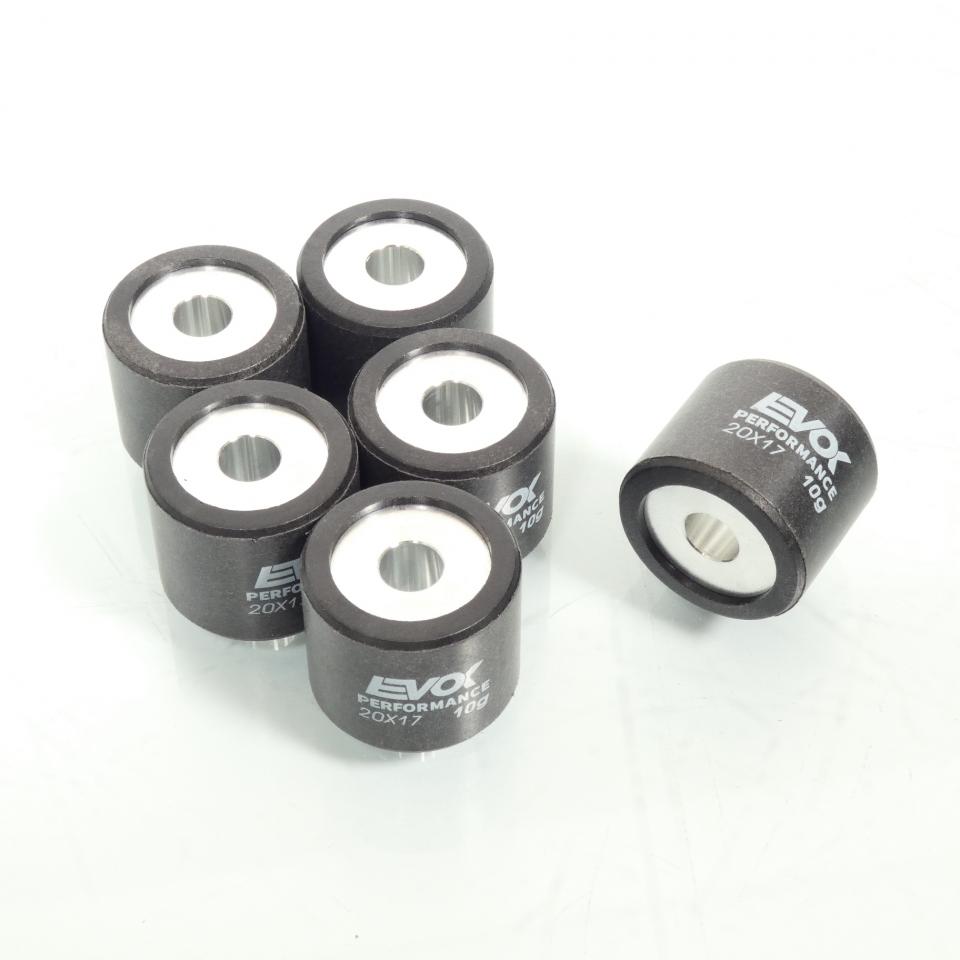 Galet rouleau de variateur EVOK pour scooter Kymco 125 Downtown 2009 à 2017 20x17 10Grs 100480106 Neuf