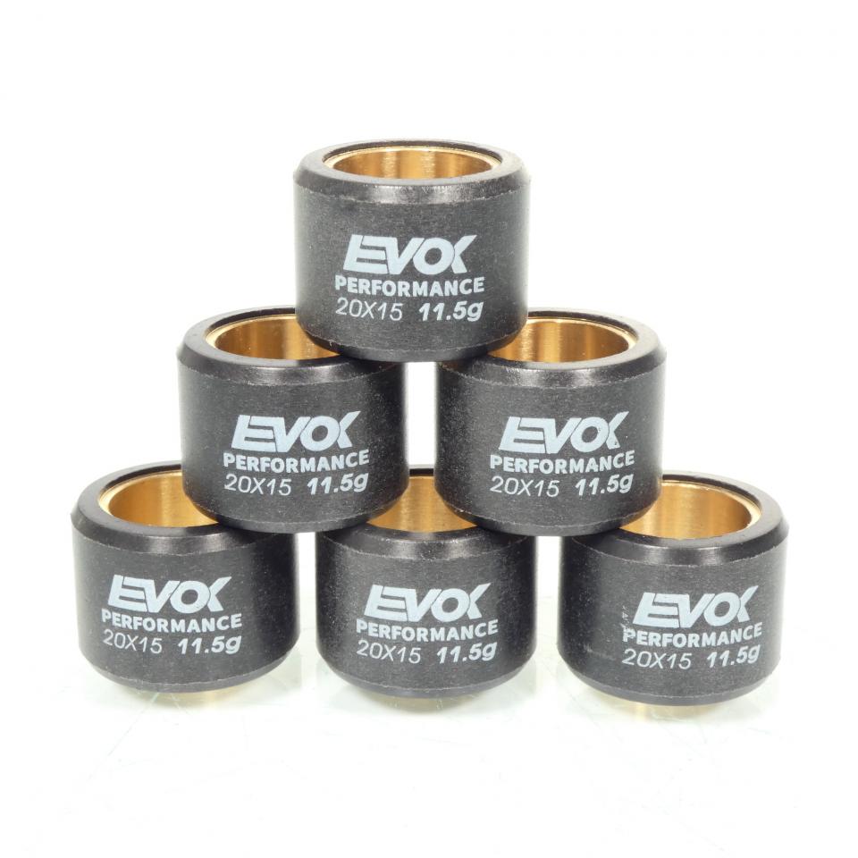 Galet rouleau de variateur EVOK pour scooter Honda 125 Pantheon 2003 à 2007 20x15 11.5Grs 100480096 Neuf