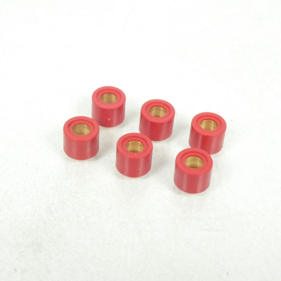 Galet rouleau de variateur 15x12 4Grs Rouge pour scooter MBK 50 Nitro Neuf