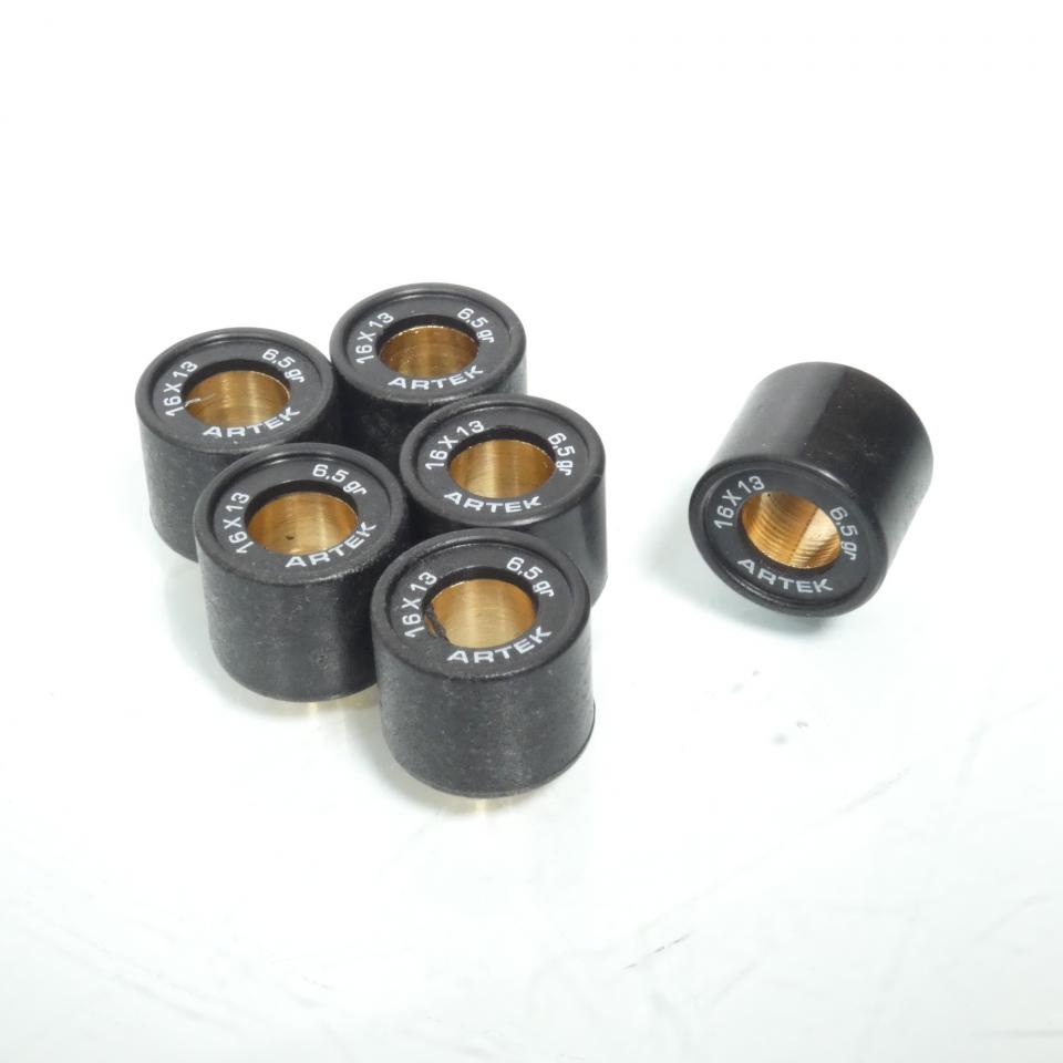 Galet rouleau de variateur Artek pour Scooter Baotian 50 Bt49Qt 4T Avant 2020 16x13 6.5Grs Neuf