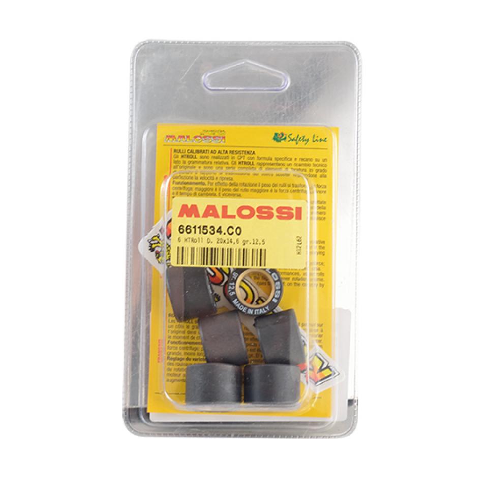Galet rouleau de variateur Malossi pour Scooter Kymco 125 Dink Après 1996 20x14,6 12,5Grs / 6611534.C0 Neuf