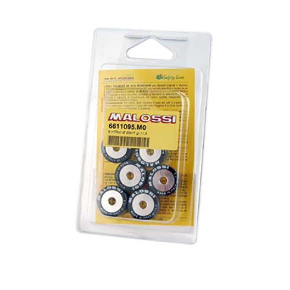Galet rouleau de variateur Malossi pour Scooter Suzuki 125 Burgman Après 2007 20x17 11,5Grs / 6611095.M0 Neuf