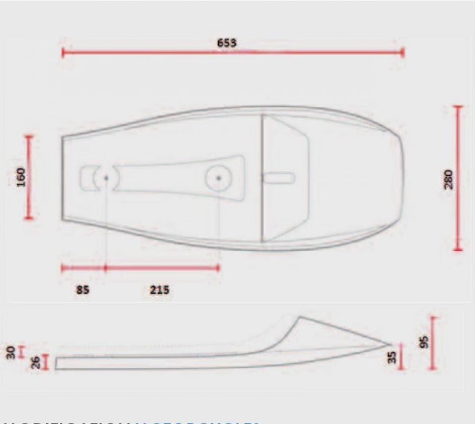 Selle biplace pour Auto Dirt Neuf