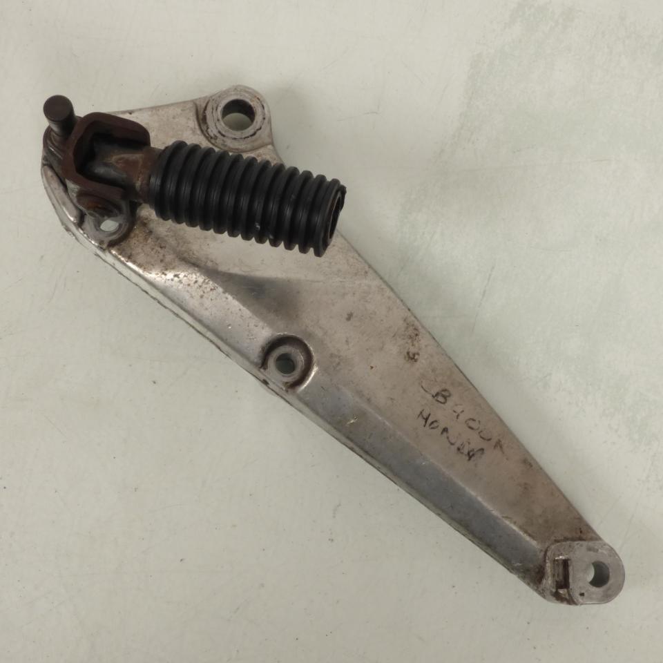 Platine de repose pied pilote gauche origine pour moto Honda 400 Cb N Occasion
