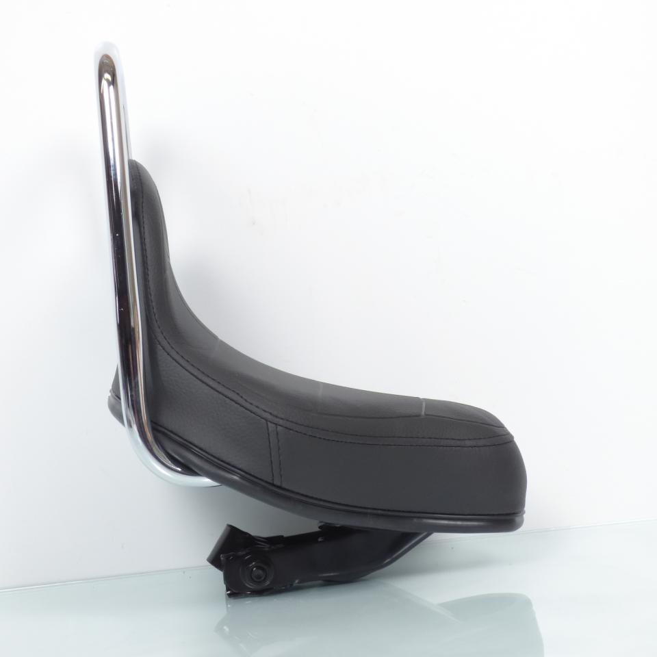 Selle pilote RSM pour Auto Peugeot 50 Chopper noire marquée Peugeot Neuf