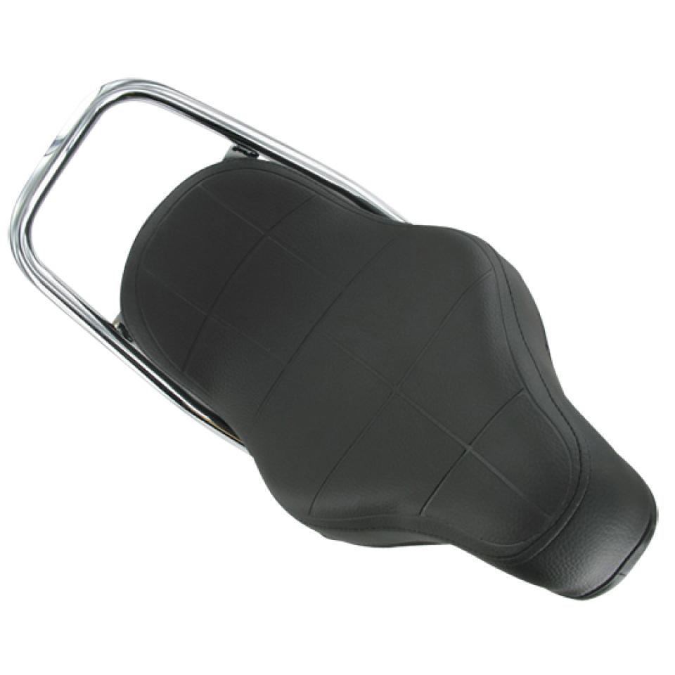 Selle pilote RSM pour Auto Peugeot 50 Chopper noire marquée Peugeot Neuf