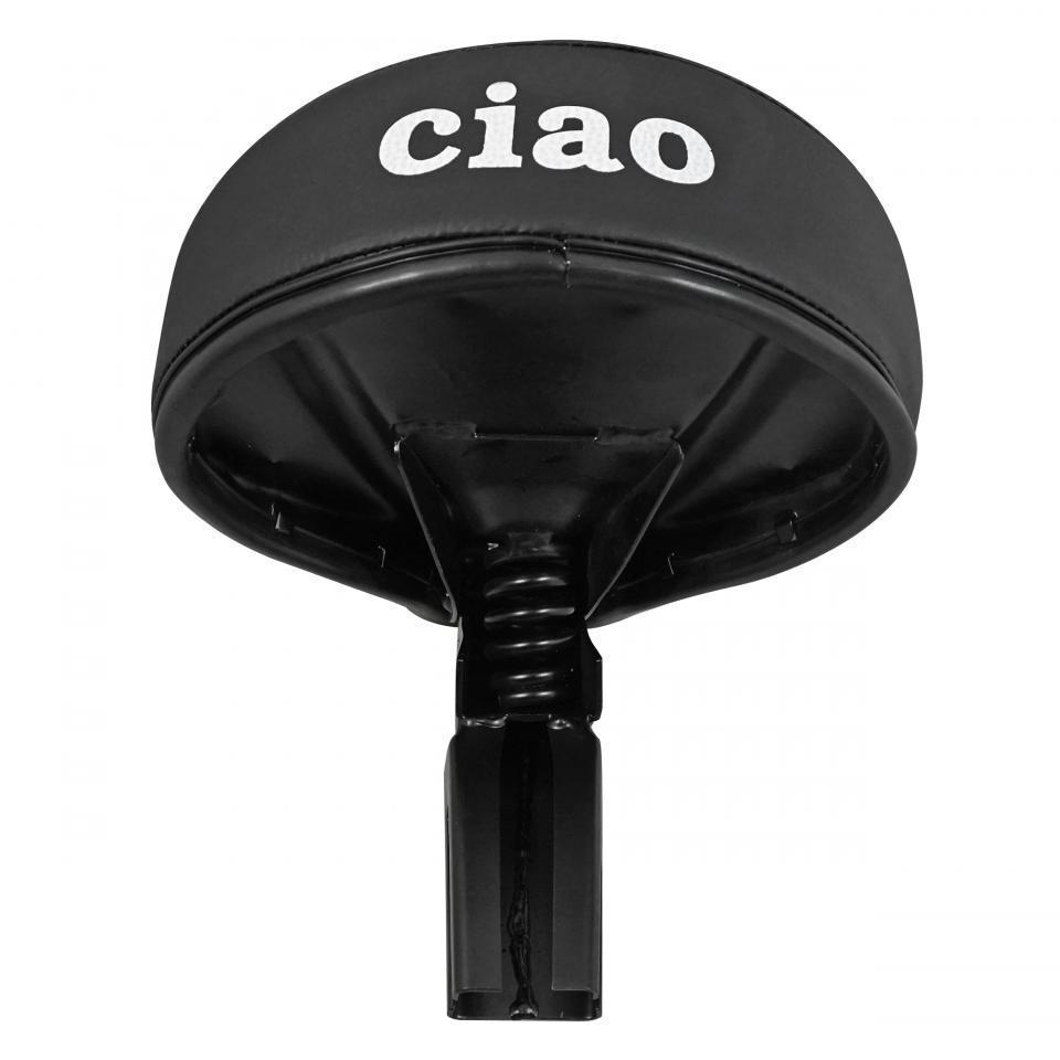 Selle pilote noire pour mobylette Piaggio 50 Ciao PX 1999-2020 marquée Ciao Neuf