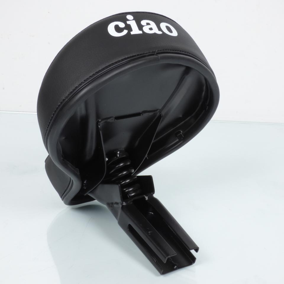 Selle pilote noire pour mobylette Piaggio 50 Ciao PX 1999-2020 marquée Ciao Neuf