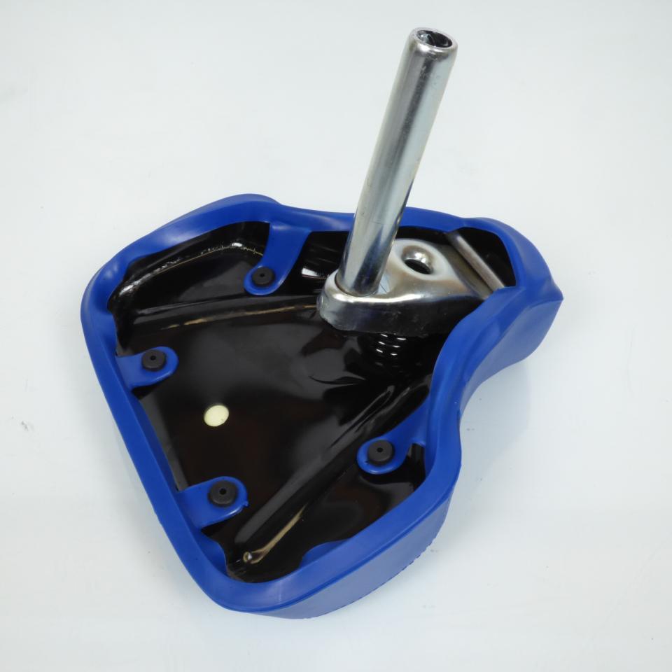 Selle pilote monoplace bleu pour mobylette cyclo Peugeot 103 Ø25mm Neuf