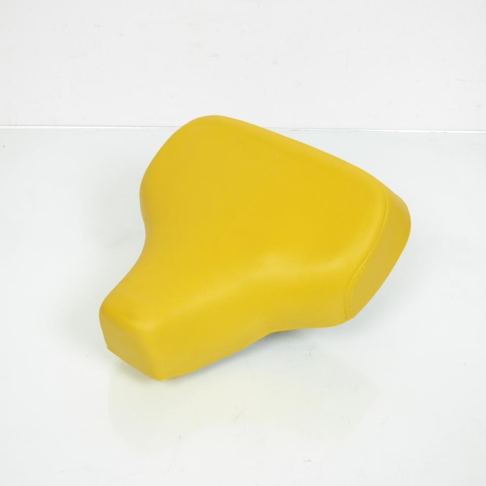 Selle jaune pilote pour mobylette MBK 51 Ø25mm siège jaune cyclo cyclomoteur