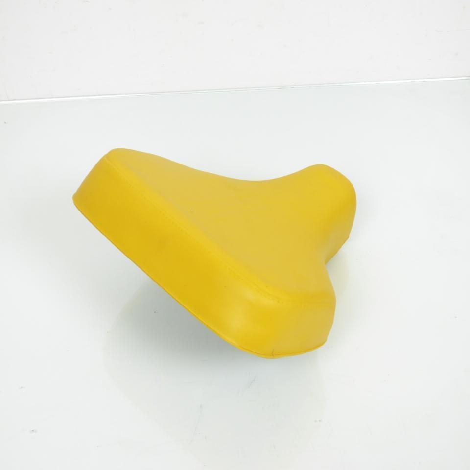 Selle jaune pilote pour mobylette MBK 51 Ø25mm siège jaune cyclo cyclomoteur