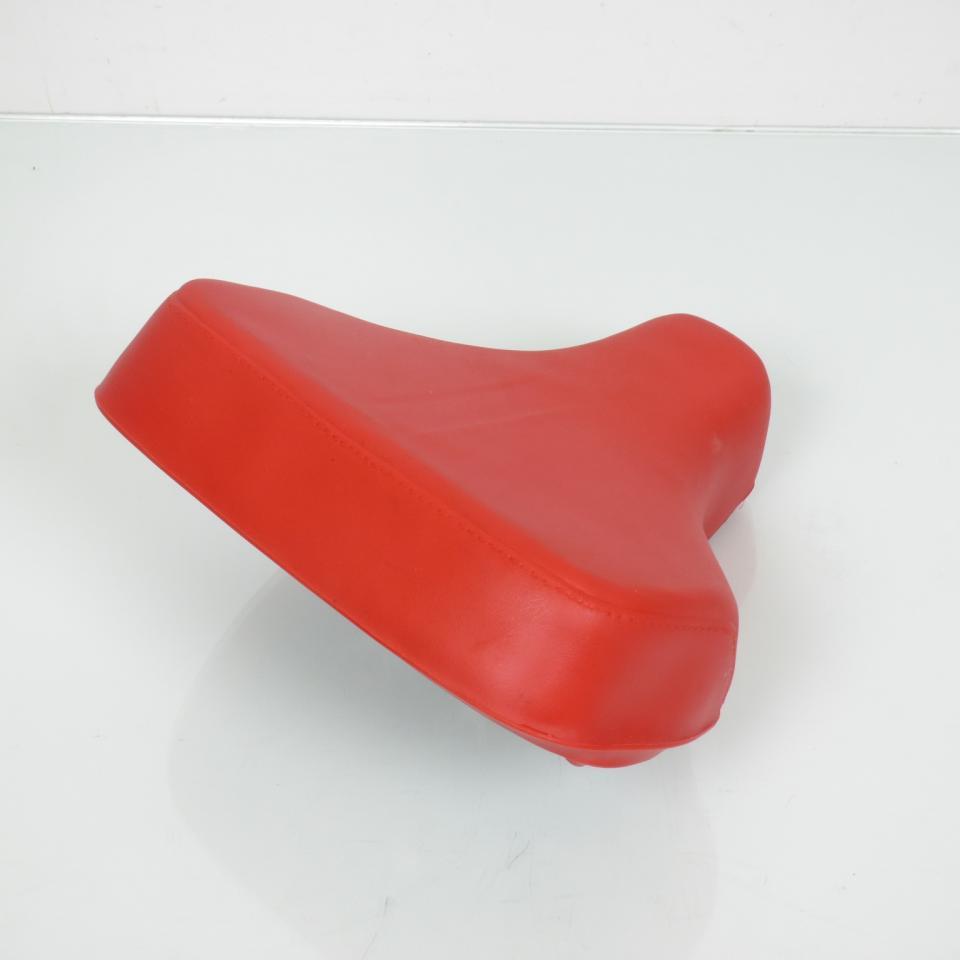 Selle rouge pilote pour mobylette MBK 51 Ø25mm siège rouge cyclo cyclomoteur