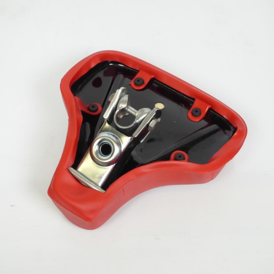 Selle rouge pilote pour mobylette MBK 51 Ø25mm siège rouge cyclo cyclomoteur
