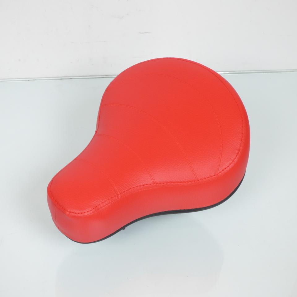 Selle pilote RSM pour Mobylette MBK 50 51 pouff / confort rouge Neuf