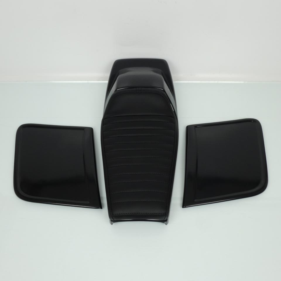 Selle pilote monoplace C-RACER pour moto Flat Track noir avec plaque numéro Neuf