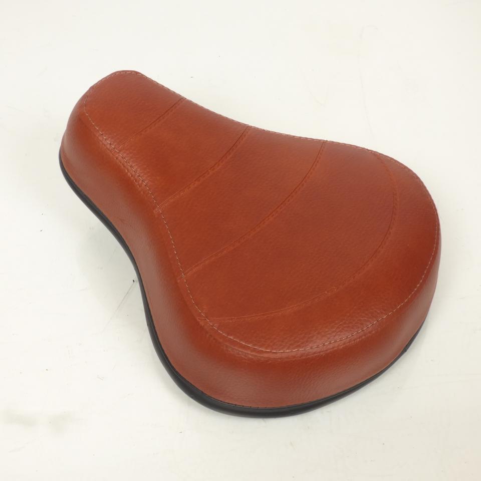 Selle pilote marron sans ressort pour mobylette MBK 51 Ø22mm Neuf