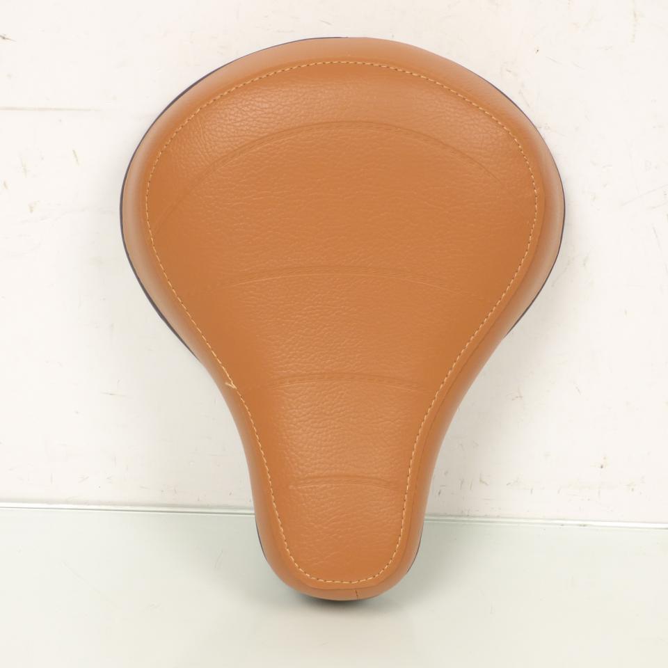 Selle pilote caramel sans ressort pour mobylette MBK 51 Ø22mm Neuf camel