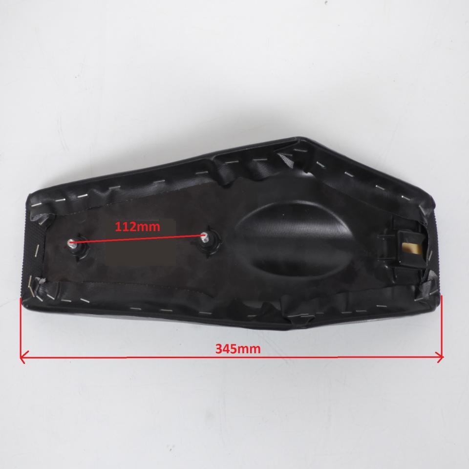 Selle pilote pour mini moto type pocket bike cross coloris noir avec grip Neuf
