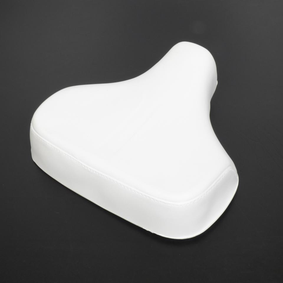 Dessus de selle housse blanche pour mobylette Peugeot 103 Neuf cyclomoteur cyclo