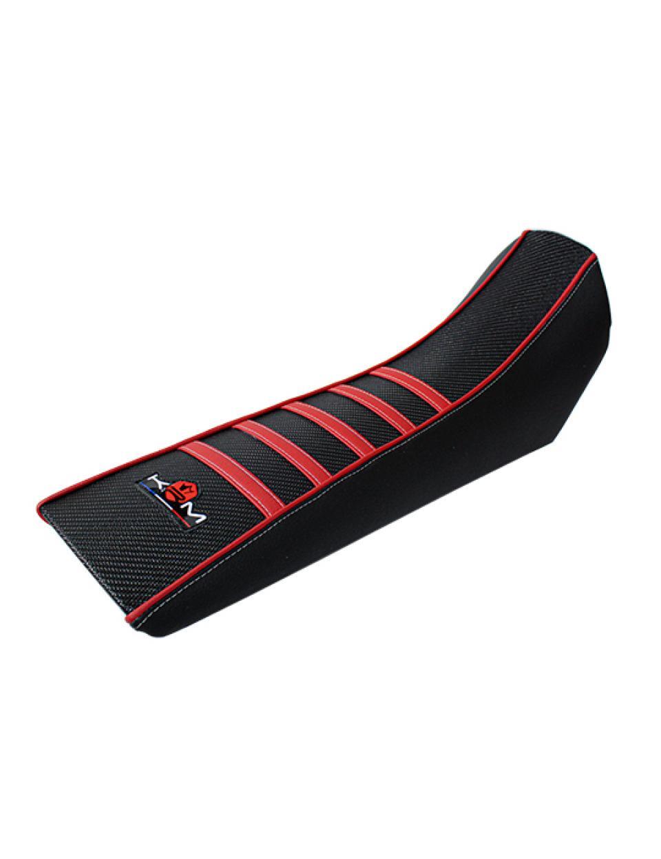 Housse selle KRM pour moto Derbi 50 Senda R X-Race 2000 à 2010 noir / rouge Neuf