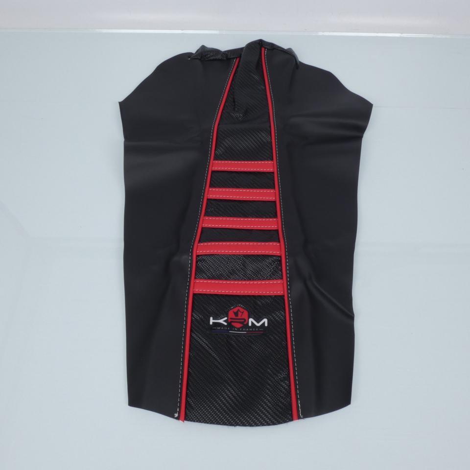 Housse selle KRM pour moto Derbi 50 Senda R X-Race 2000 à 2010 noir / rouge Neuf