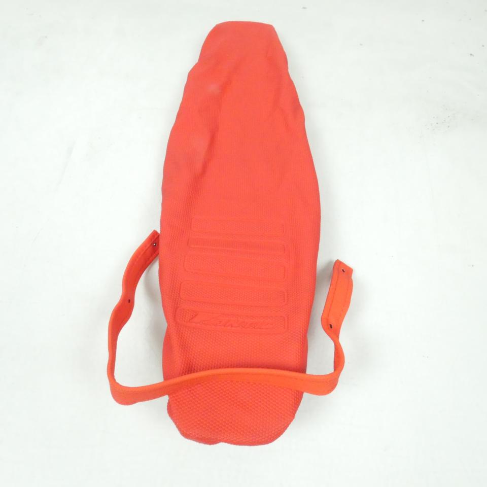 Housse de selle simili-cuir rouge avec poignée origine pour moto Fantic 50 XM COMPETITION Neuf