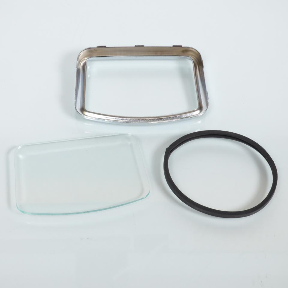 Vitre de compteur RSM pour Deux Roues Motobecane 50 Kit vitre et entourage chromé Neuf