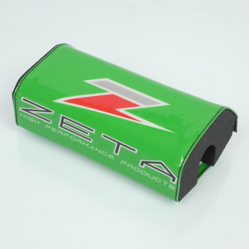 Mousse rectangulaire verte de guidon sans barre 28mm ZETA pour moto cross enduro Neuf