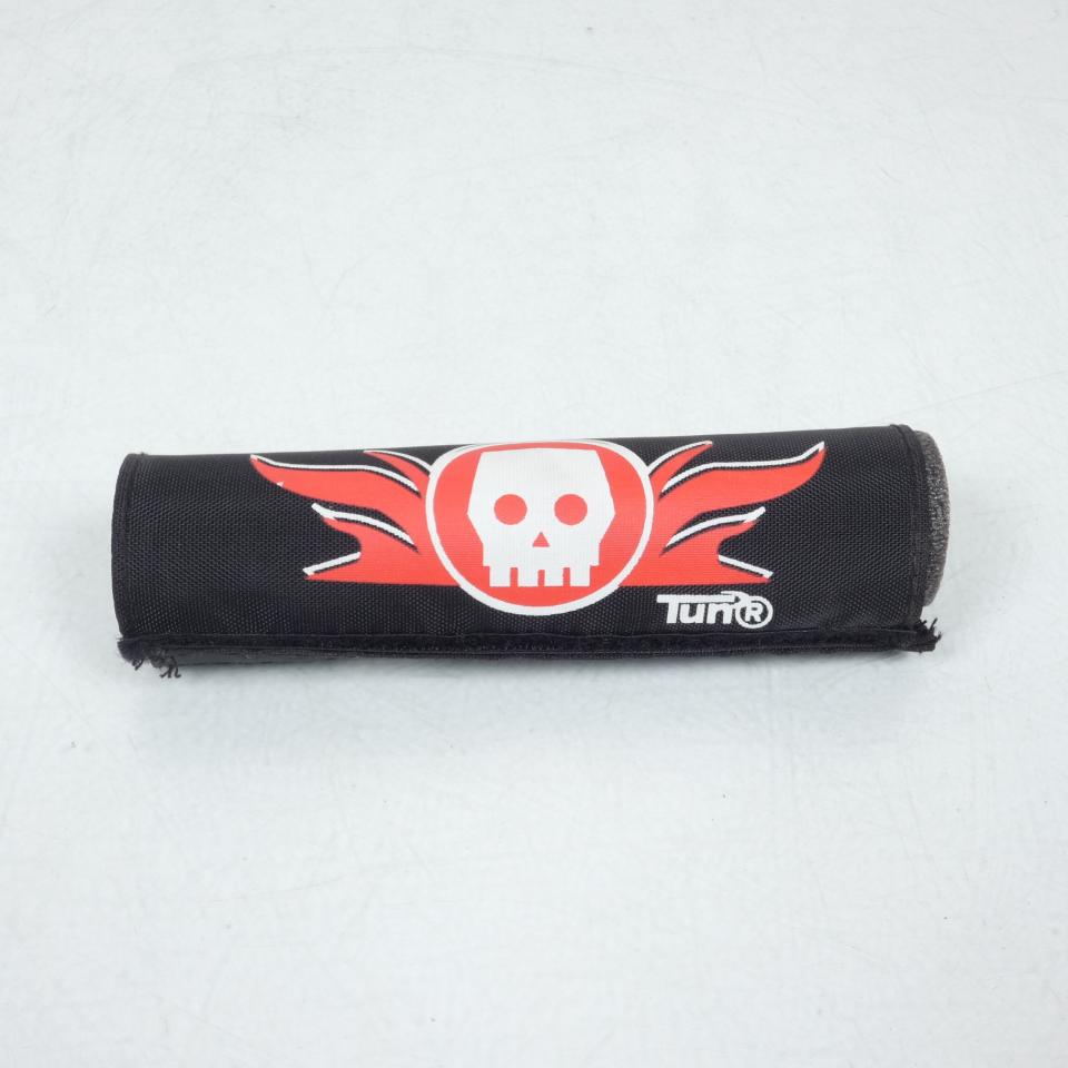 Mousse de guidon Tun'R pour moto Tête de mort / Rouge / 160mm Neuf