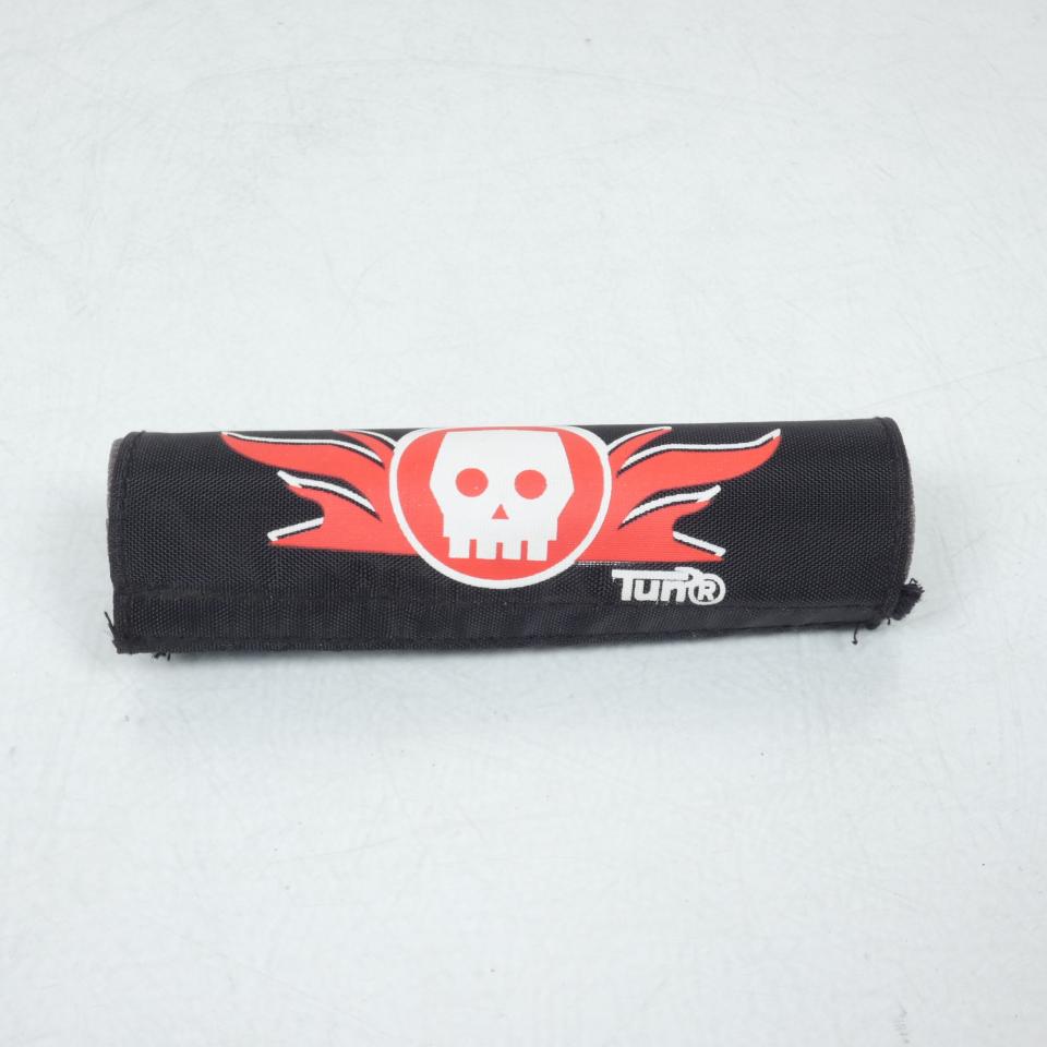 Mousse de guidon Tun'R pour moto Tête de mort / Rouge / 160mm Neuf