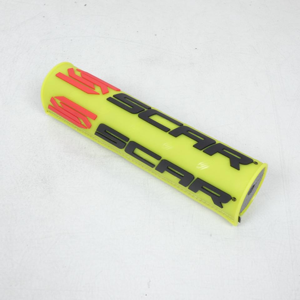 Mousse de guidon 3D Jaune Fluo 250mm Scar pour moto Neuf