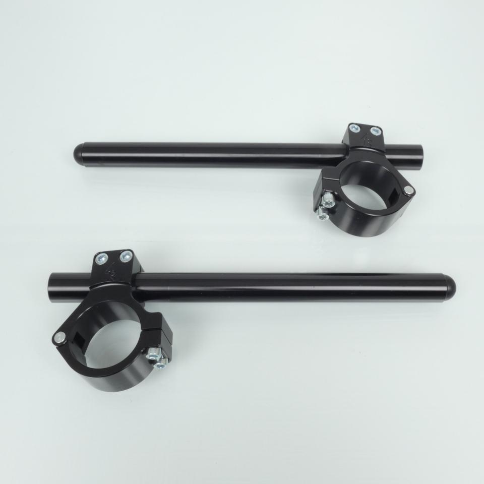 Demi guidon bracelet racing réglable 4Racing SMS 5.0 alu noir moto / Ø48mm Neuf