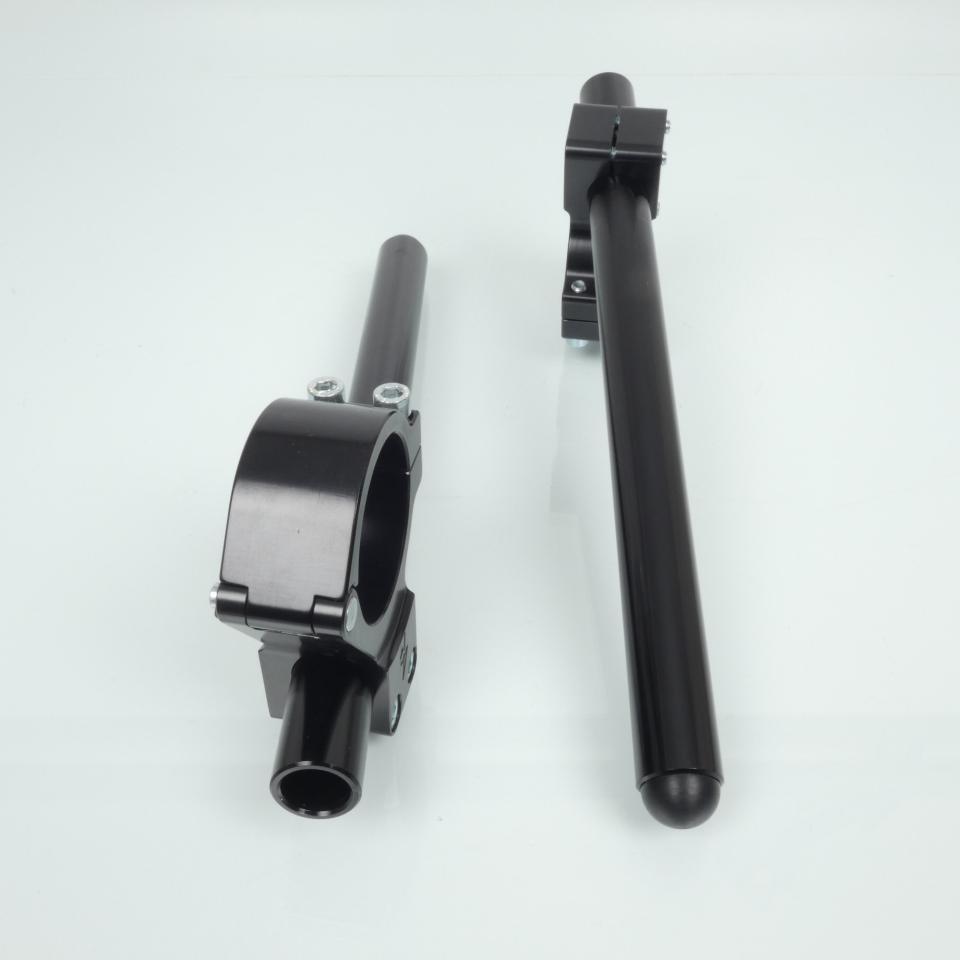 Demi guidon bracelet racing réglable 4Racing SMS 5.0 alu noir moto / Ø48mm Neuf