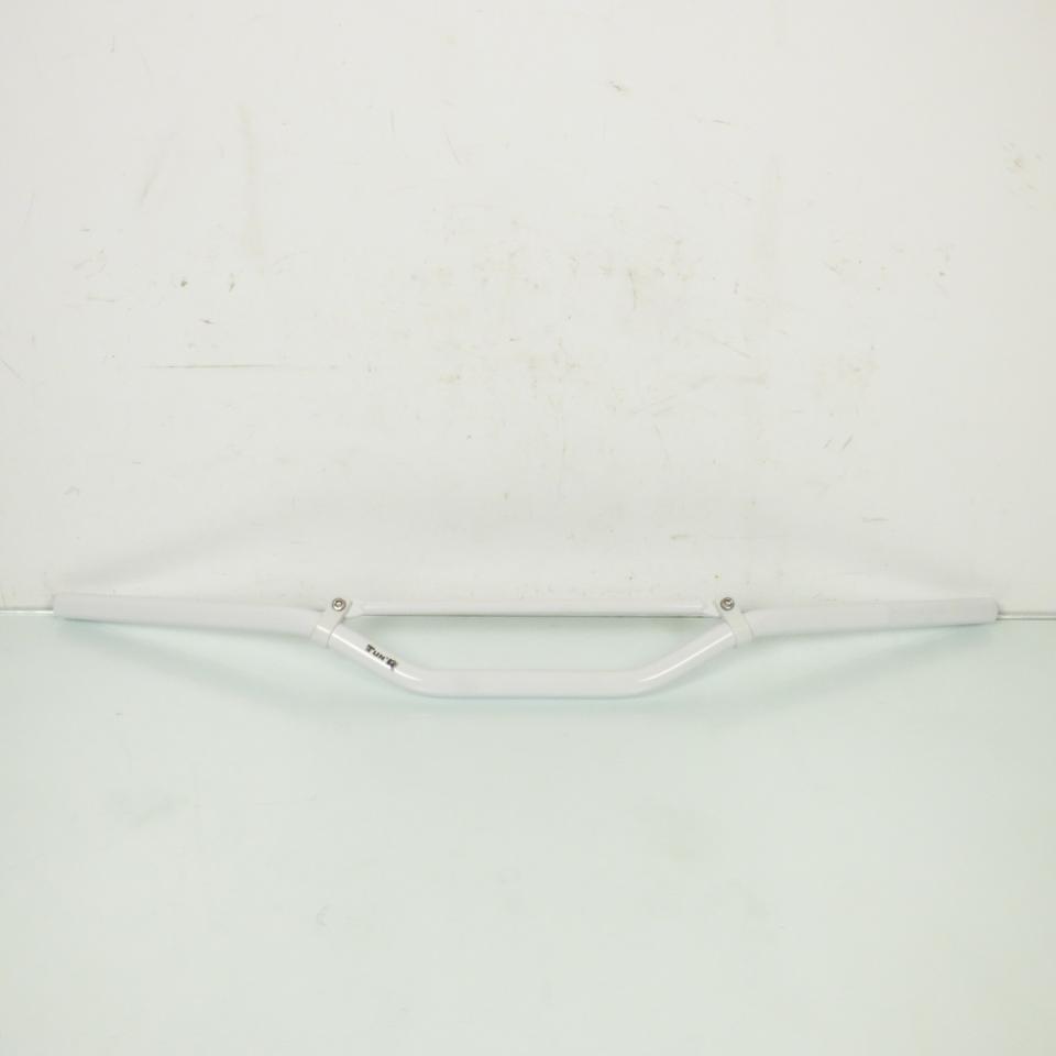 Guidon universel cross blanc 81cm Ø22mm Tun'R pour moto Peugeot 50 XP6 Neuf