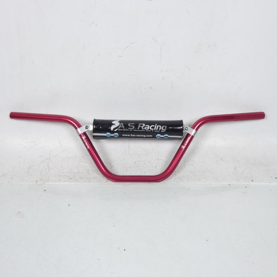 Guidon Ø22mm Rouge universel 3AS Racing pour moto Honda 50 CRF GUI3AS696-002