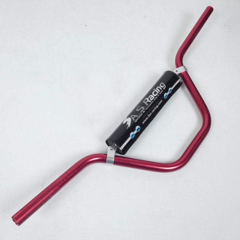 Guidon Ø22mm Rouge universel 3AS Racing pour moto Honda 50 CRF GUI3AS696-002