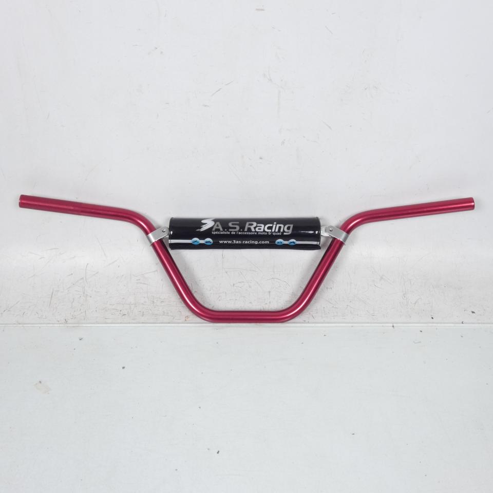 Guidon Ø22mm Rouge universel 3AS Racing pour moto Honda 50 CRF GUI3AS696-002