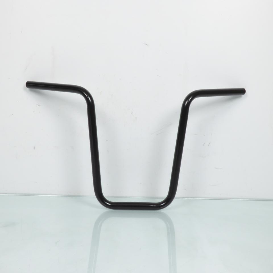 Guidon noir type chopper pour mobylette cyclo cyclomoteur mob MBK 51 Neuf