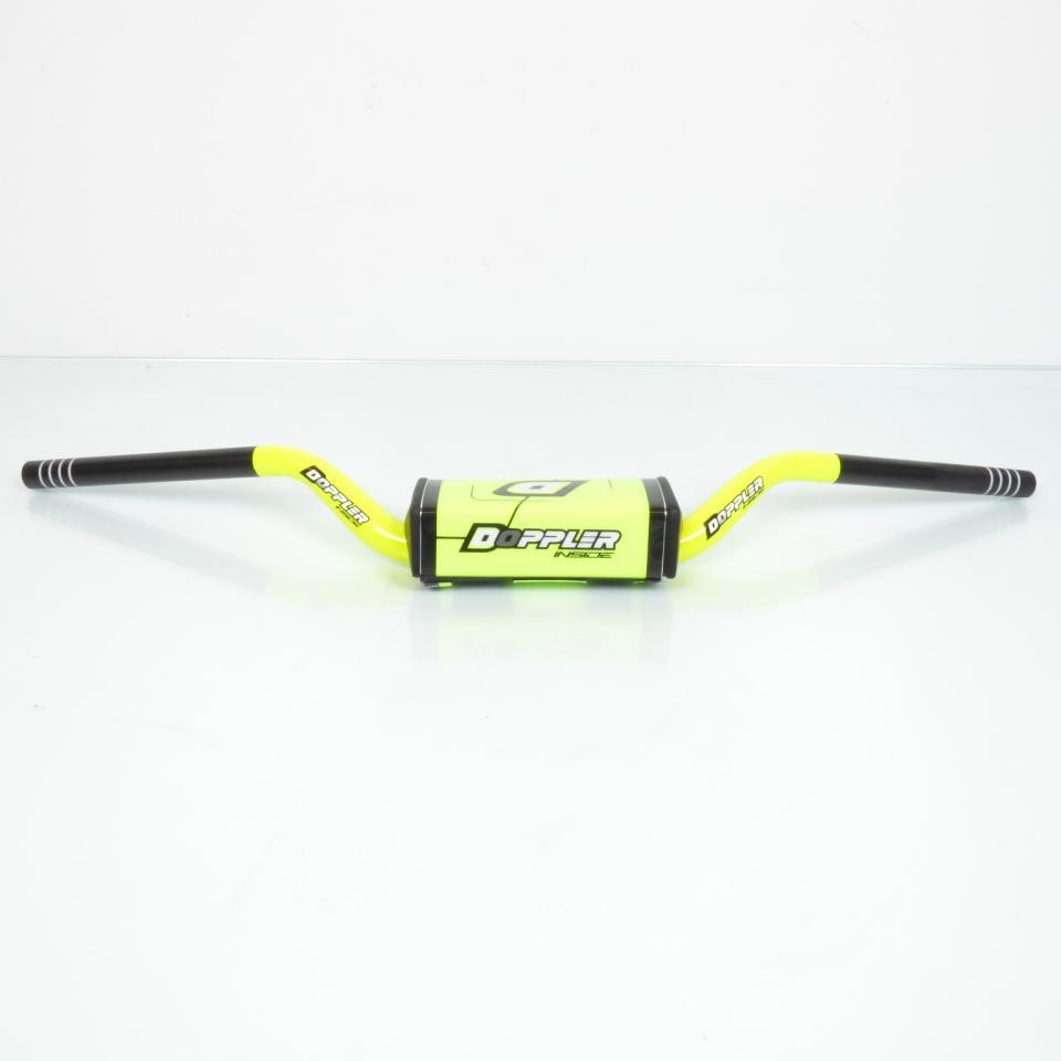 Guidon universel Doppler pour Moto Derbi 50 Senda Sm X-Treme 2006 à 2012 Oversize jaune D28mm L775mm Neuf