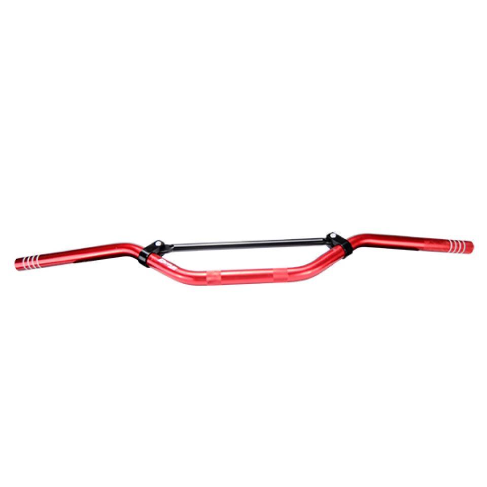 Guidon universel Doppler pour Moto Derbi 50 Senda Sm X-Treme 2006 à 2012 rouge D22mm L740mm Neuf