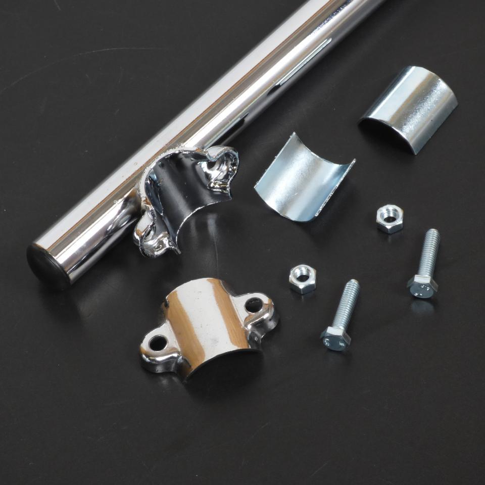Guidon universel RSM pour Auto acier chromé Ø 26/28mm Neuf