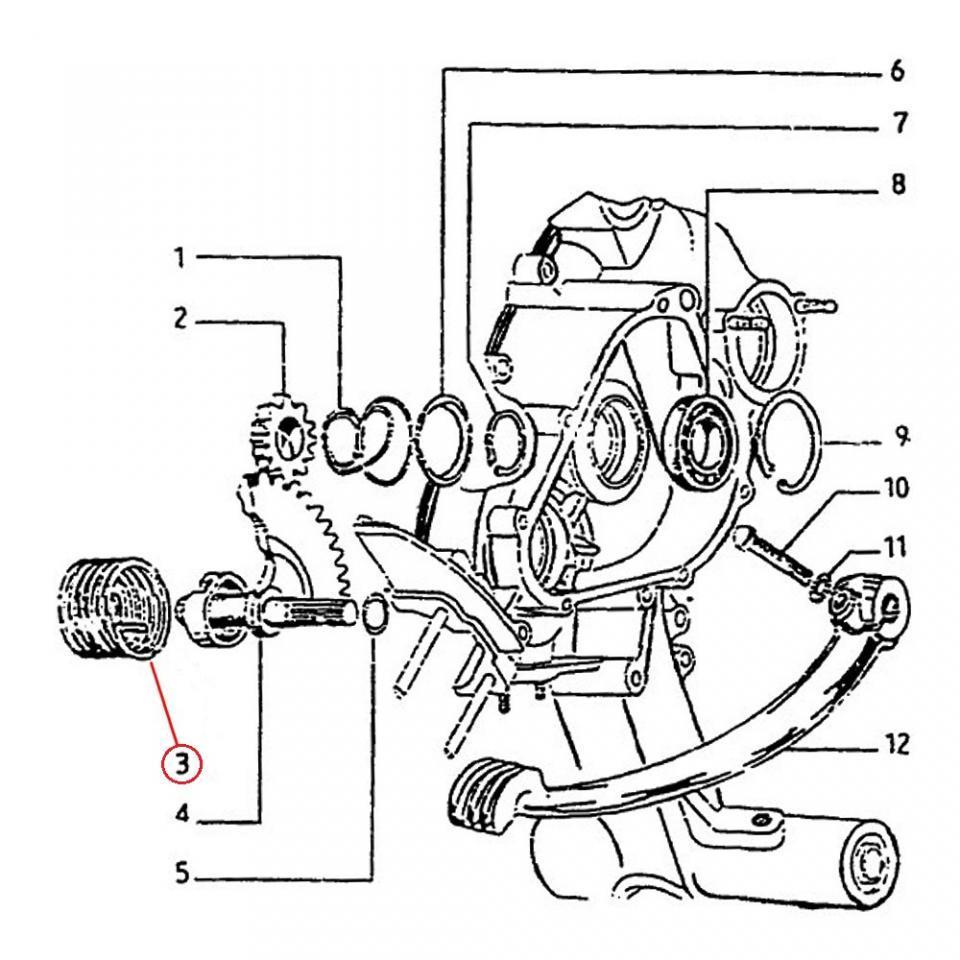 Ressort de kick RMS pour scooter Piaggio 50 Vespa N 1989-1990 078478 Neuf