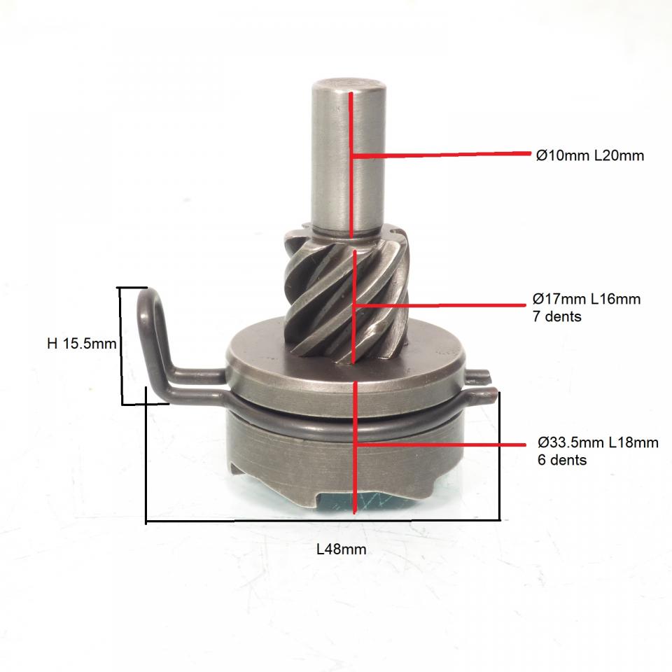 Rocher noix de kick Sifam pour scooter Chinois GY6 Neuf