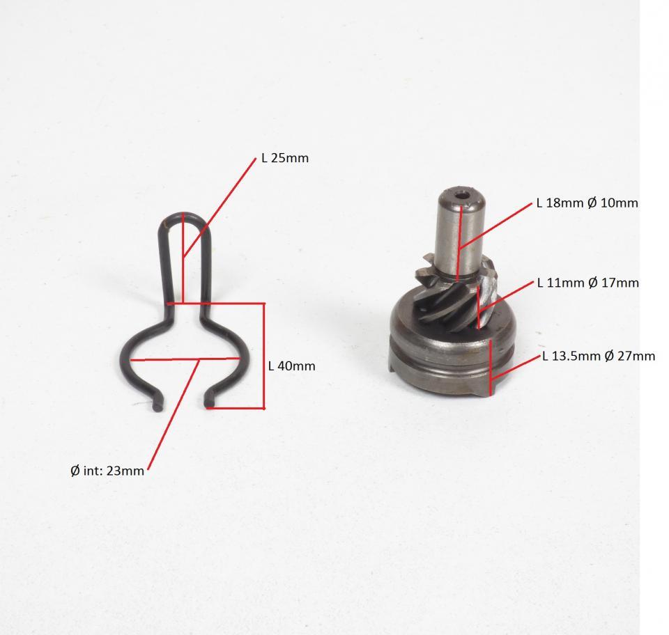 Rocher noix de kick Teknix pour Scooter Kymco 50 Agility 4T 713349 / 13.5mm Neuf