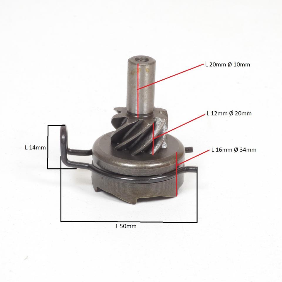 Rocher noix de kick P2R pour Scooter Peugeot 50 Kisbee 4T Avant 2020 Neuf