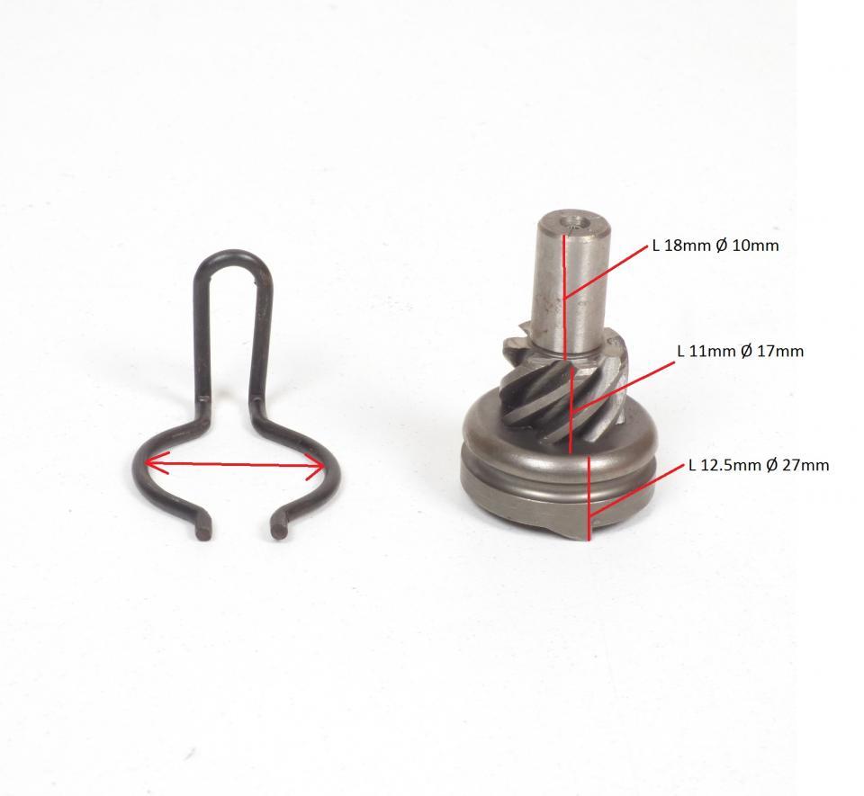 Rocher noix de kick P2R pour Scooter Peugeot 50 Buxy Avant 2020 732802 / pompe Mikuni Neuf