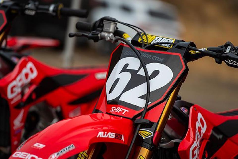 Plaque phare Cycra pour Moto Honda 450 Cr-F R 2017 à 2020 AV Neuf