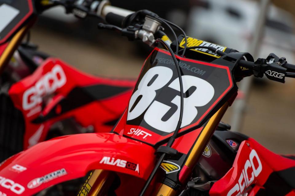 Plaque phare Cycra pour Moto Honda 450 Cr-F R 2017 à 2020 AV Neuf