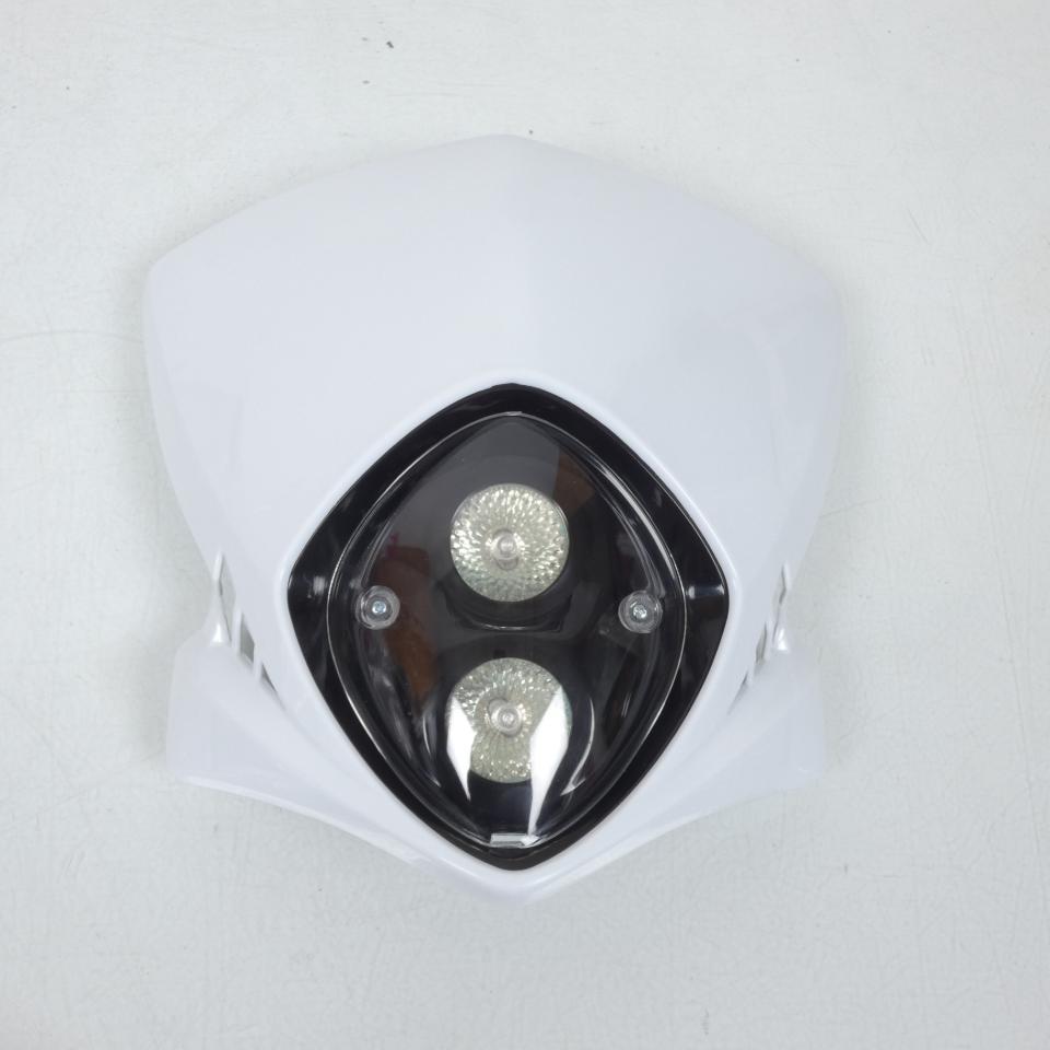 Plaque phare Replay Duke pour moto 50 à boite Blanc 2X20W Halogene Neuf